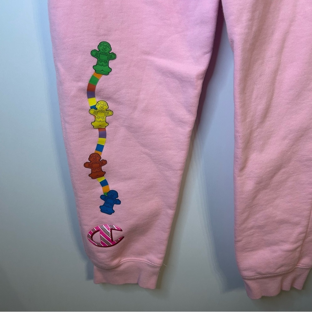 Champion Kids Girls Candyland Sweatpants in Pink, Size Large, Joggers - Picture 9 of 13